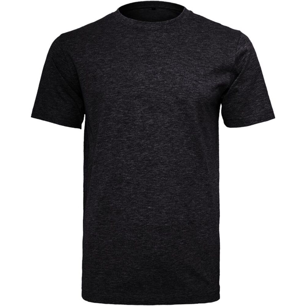 Build Your Brand Mens Short Sleeve Round Neck / Black